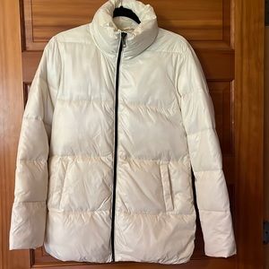 NWOT White Puffer Coat
